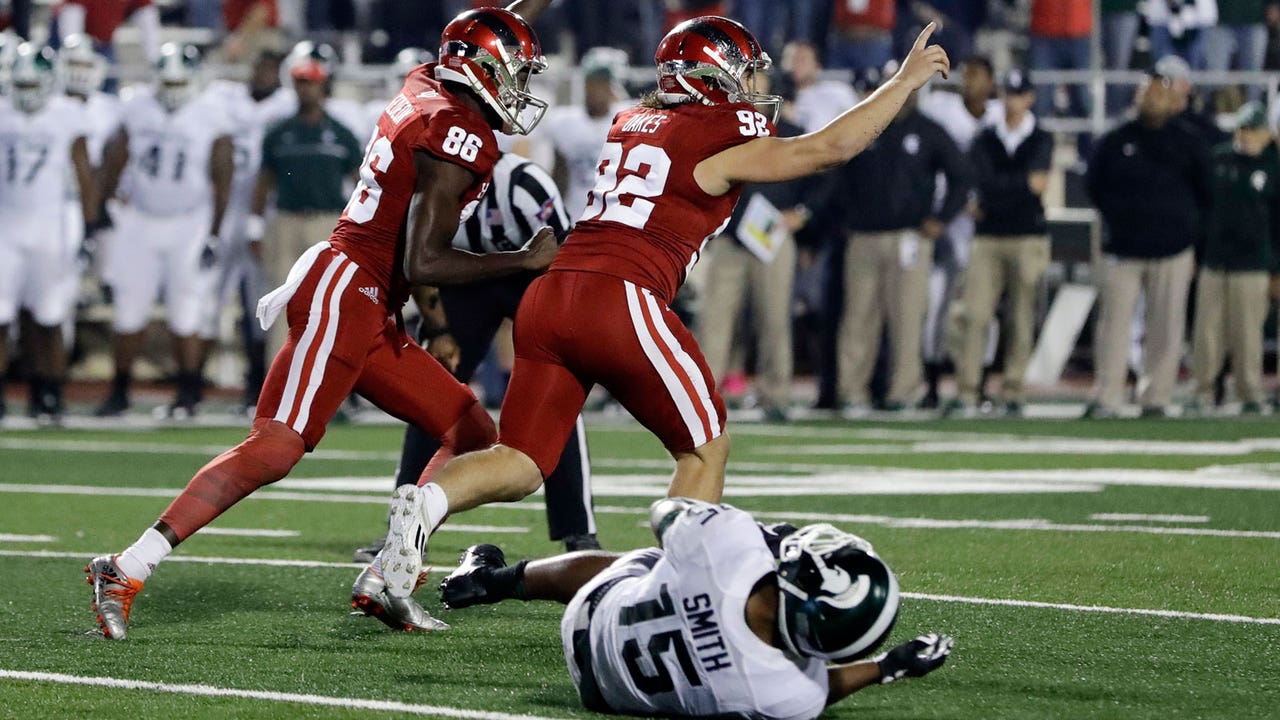 Michigan State upset by Indiana in overtime